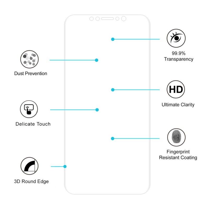 Gehard Glas Bescherming Voor Screen iPhone XR Mocolo