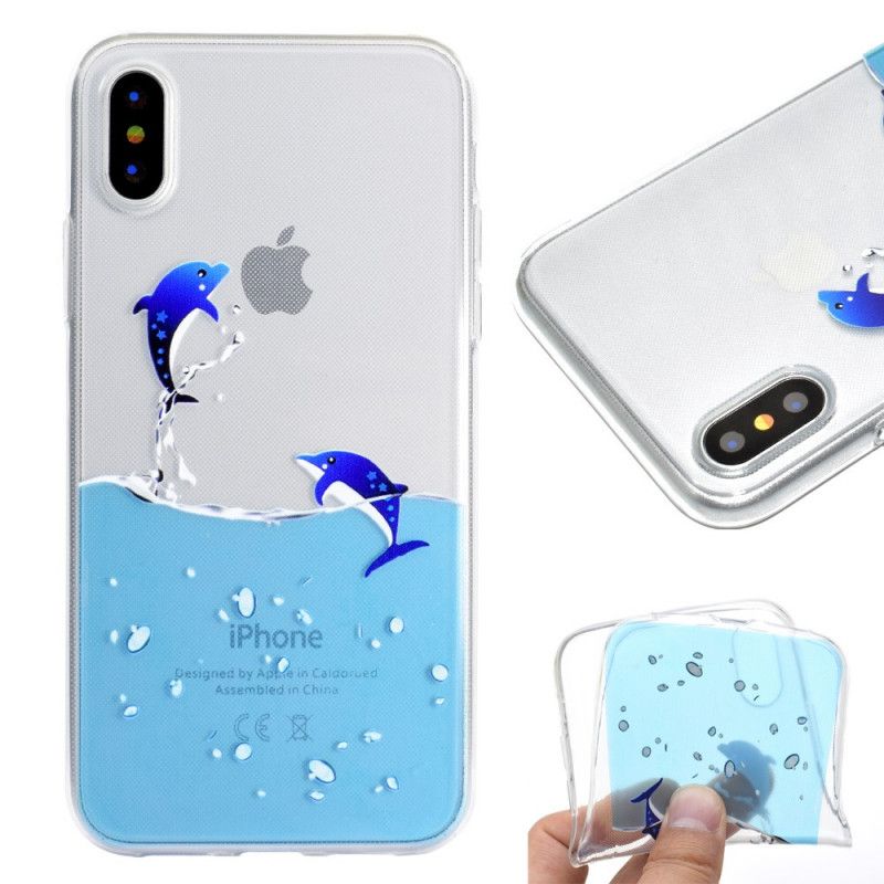 Hoesje iPhone XR Dolfijnenspellen