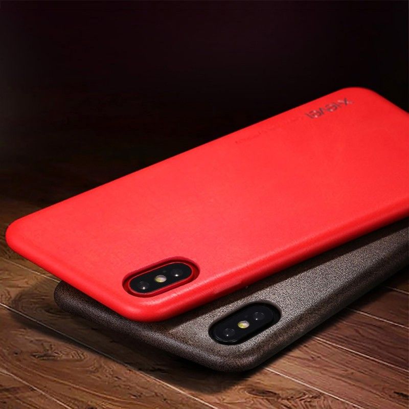 Hoesje iPhone XR Rood Zwart Premium Serie