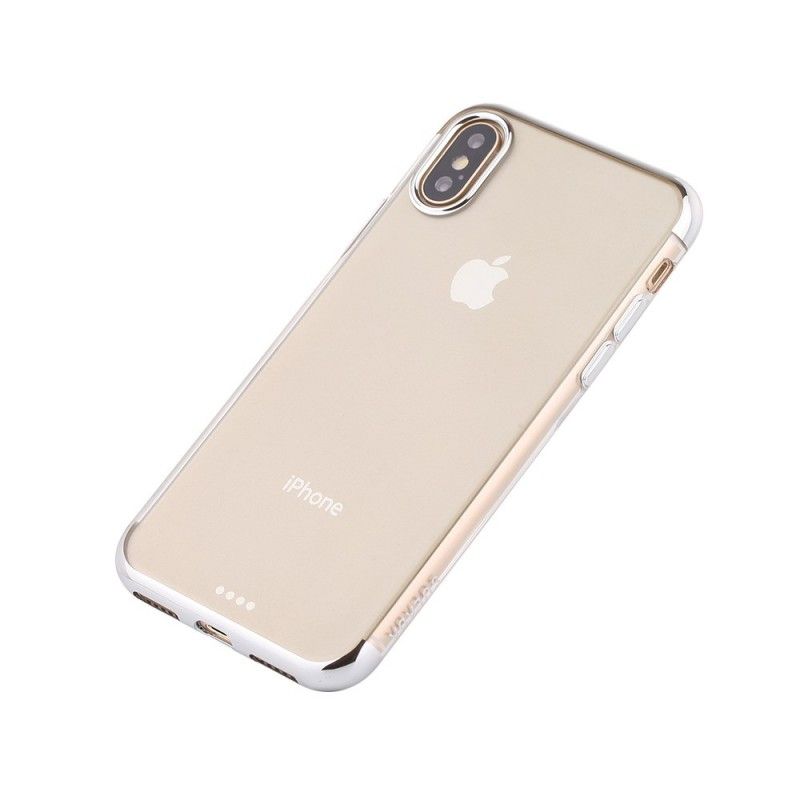 Hoesje iPhone XR Rood Zwart Sulada Kristal