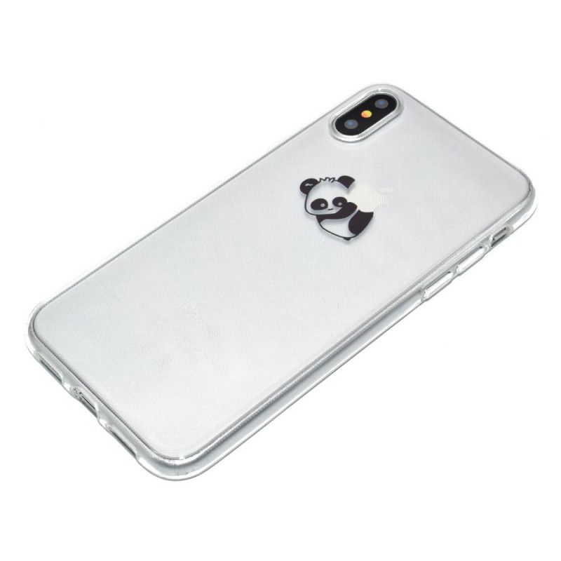 Hoesje iPhone XR Telefoonhoesje Logo Panda-Spellen