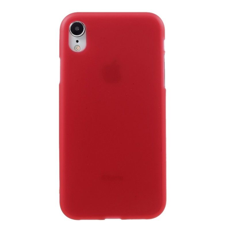 Hoesje iPhone XR Zwart Matte Siliconen