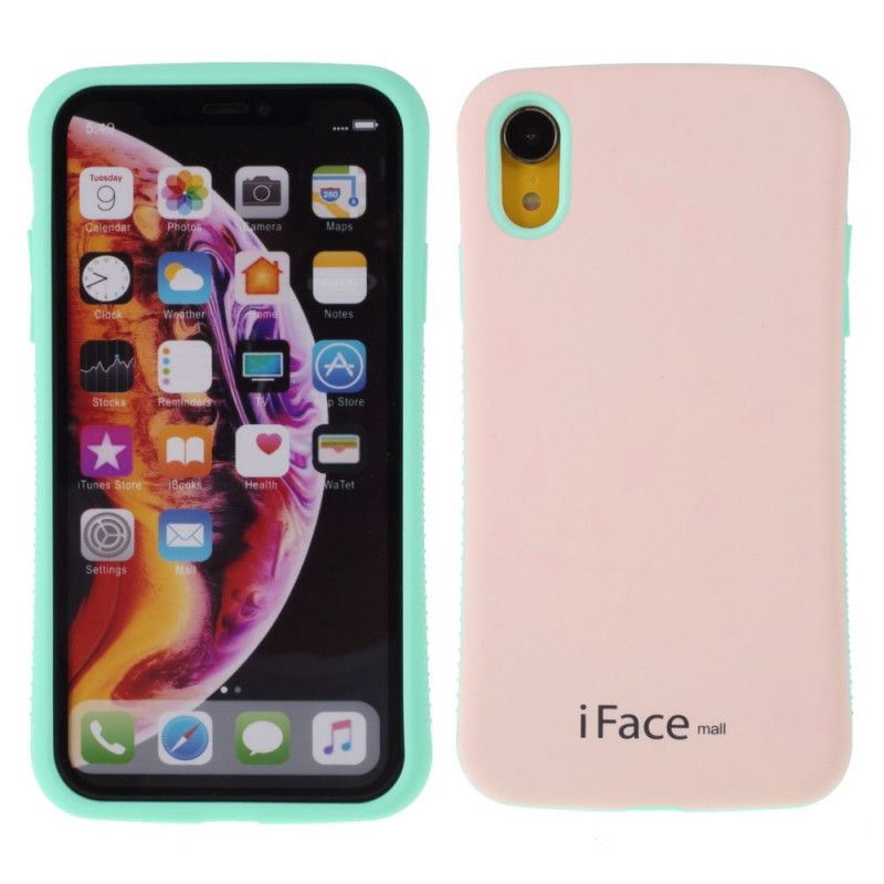 Hoesje voor iPhone XR Geel Roze Iface Mall Macaron-Serie