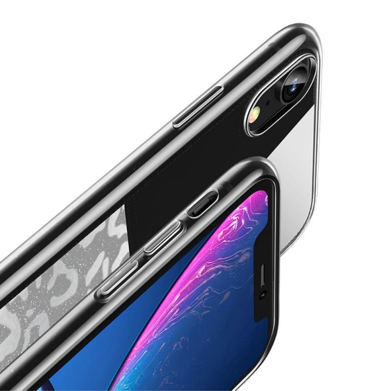 Hoesje voor iPhone XR Grijs Wit Usams Uit De Yzon-Reeks