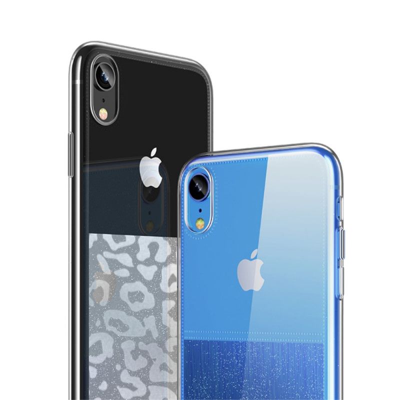 Hoesje voor iPhone XR Grijs Wit Usams Uit De Yzon-Reeks