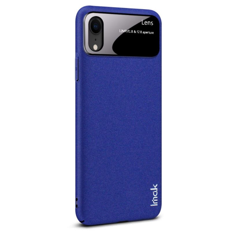 Hoesje voor iPhone XR Marineblauw Zwart Imak Jazzreeks