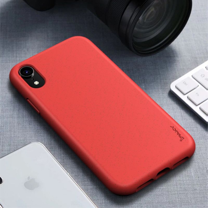 Hoesje voor iPhone XR Rood Zwart Ipaky Van Tarwestro