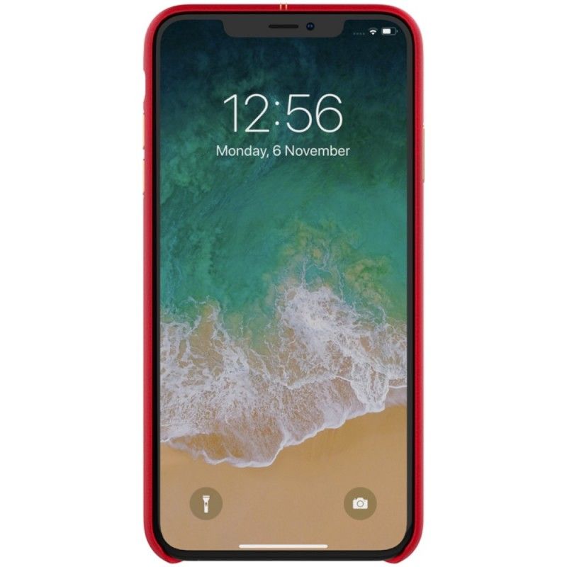 Hoesje voor iPhone XR Rood Zwart Nillkin Englon Serie