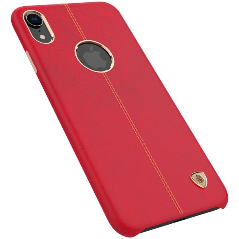 Hoesje voor iPhone XR Rood Zwart Nillkin Englon Serie