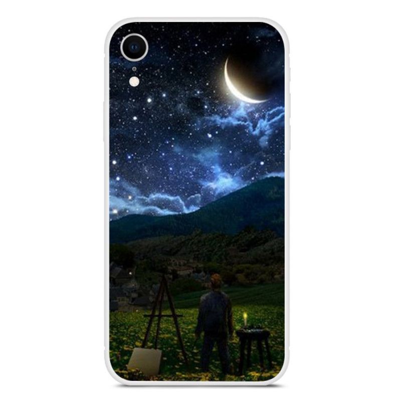 Hoesje voor iPhone XR Schilder In De Nacht