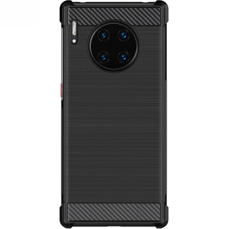 Case Hoesje Huawei Mate 30 Pro Telefoonhoesje Imak Vega Serie Geborsteld Koolstofvezel