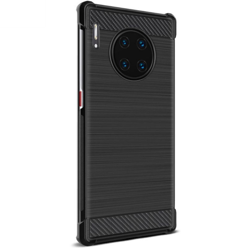 Case Hoesje Huawei Mate 30 Pro Telefoonhoesje Imak Vega Serie Geborsteld Koolstofvezel