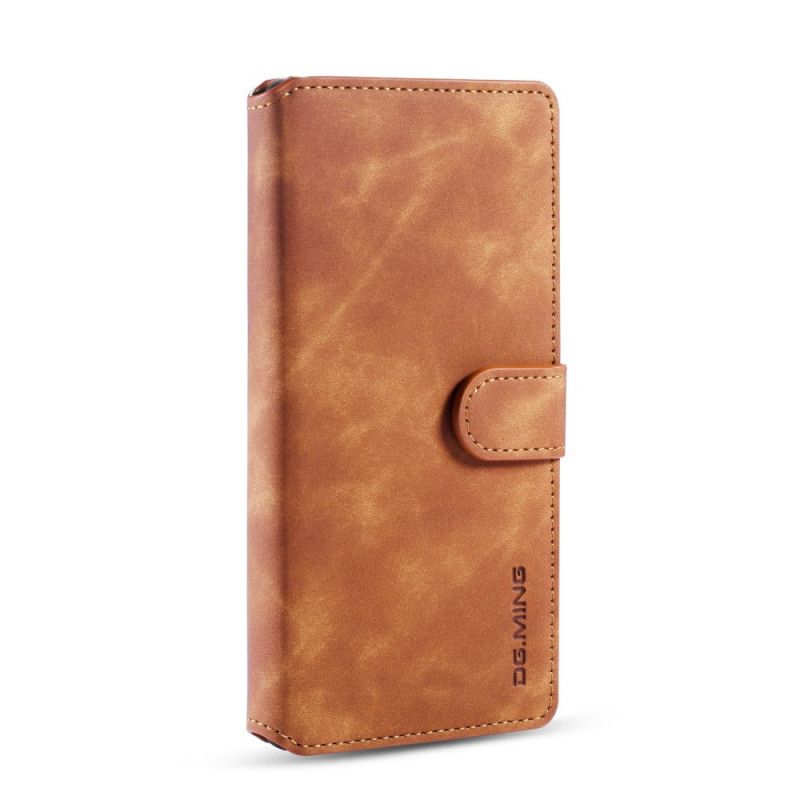 Cover Folio-hoesje Huawei Mate 30 Pro Grijs Zwart Telefoonhoesje Retro Dg.Ming