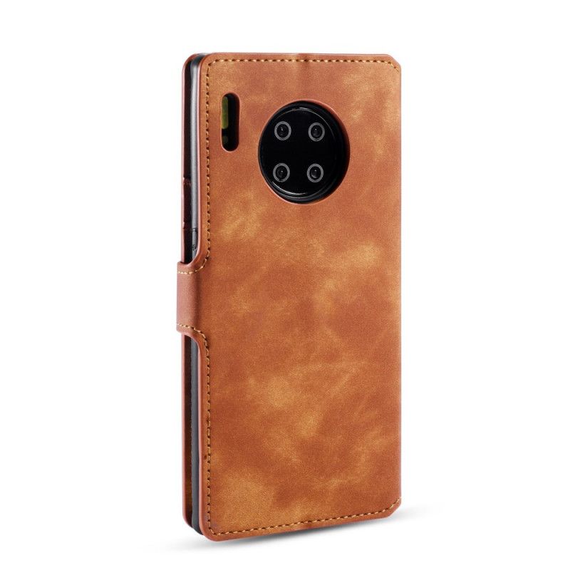 Cover Folio-hoesje Huawei Mate 30 Pro Grijs Zwart Telefoonhoesje Retro Dg.Ming