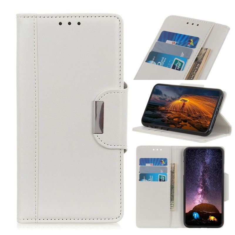 Cover Folio-hoesje Huawei Mate 30 Pro Groen Telefoonhoesje Elegante Sluiting Van Imitatieleer