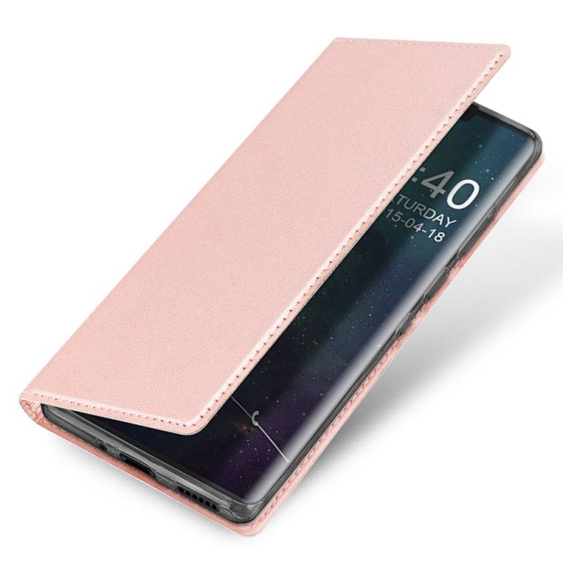 Folio-hoesje Huawei Mate 30 Pro Goud Zwart Skin Pro Serie Dux Ducis