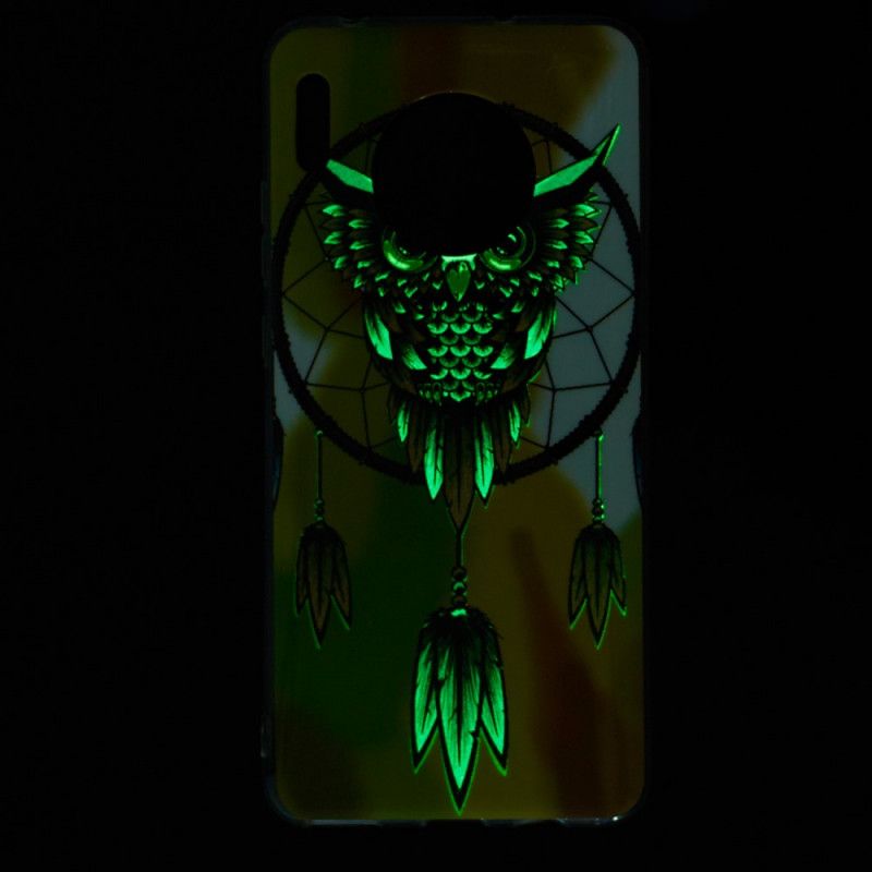 Hoesje Huawei Mate 30 Pro Fluorescerende Uil Dromenvanger