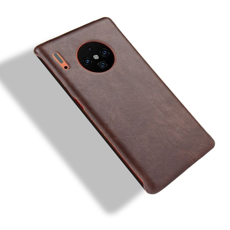 Hoesje Huawei Mate 30 Pro Rood Grijs Prestatie Lychee Leereffect