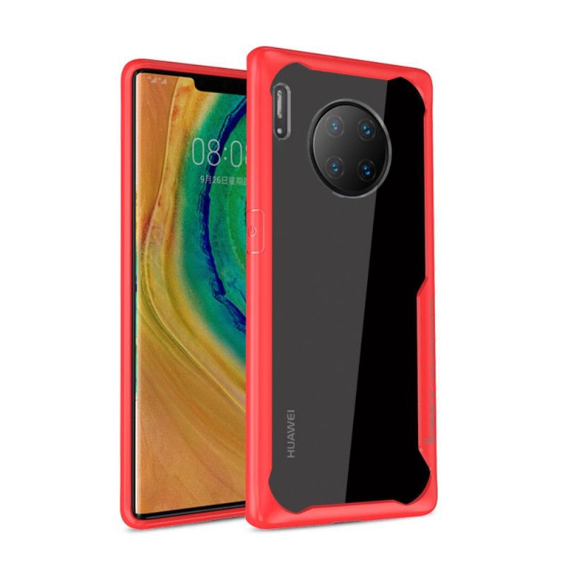 Hoesje Huawei Mate 30 Pro Rood Zwart Ipaky Hybride Serie