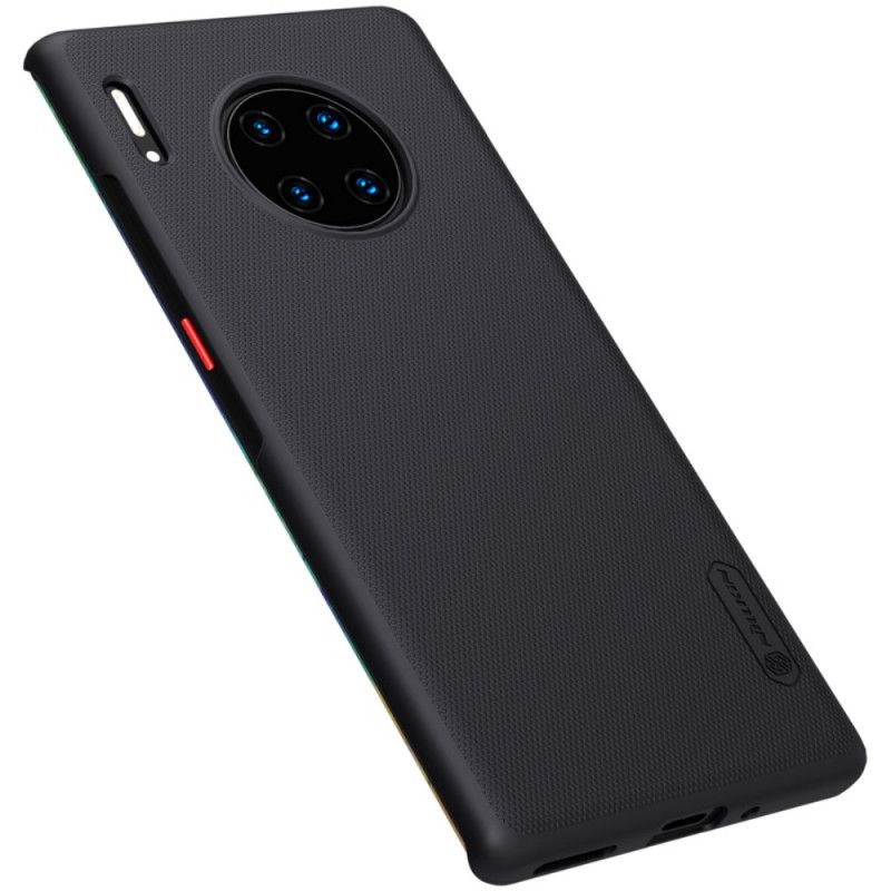 Hoesje Huawei Mate 30 Pro Rood Zwart Stijve Frosted Nillkin