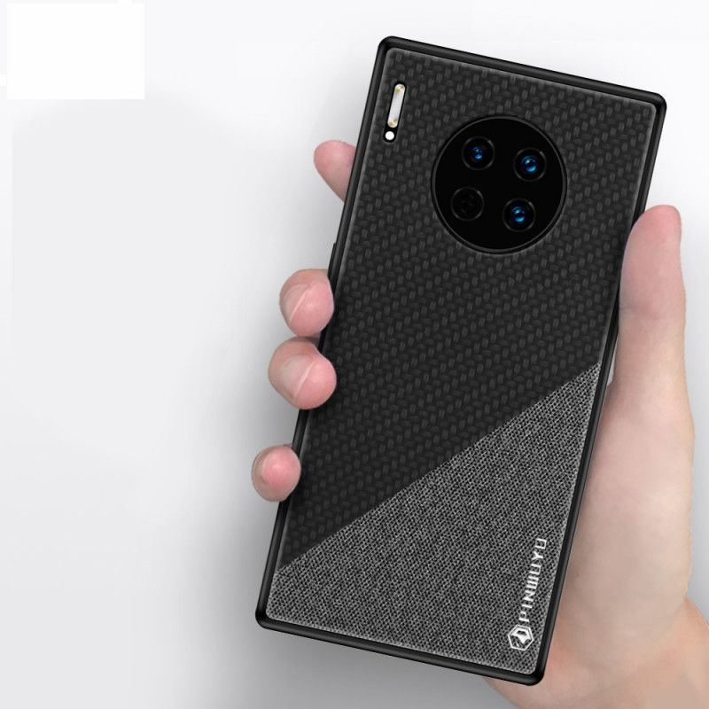 Hoesje voor Huawei Mate 30 Pro Magenta Zwart Pinwuyo Eer-Serie