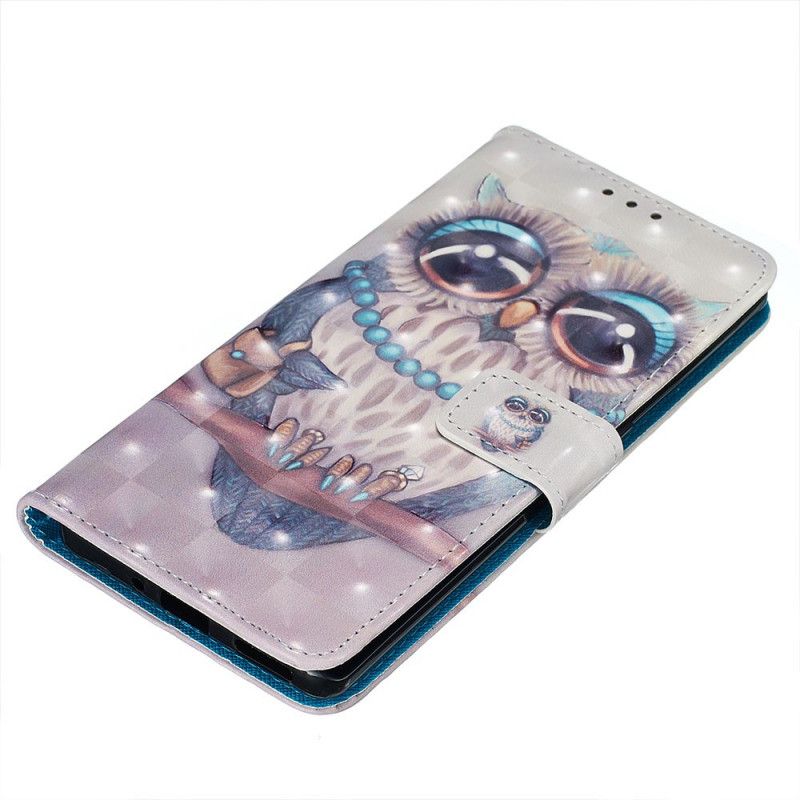 Leren Hoesje Huawei Mate 30 Pro Mevrouw Uil