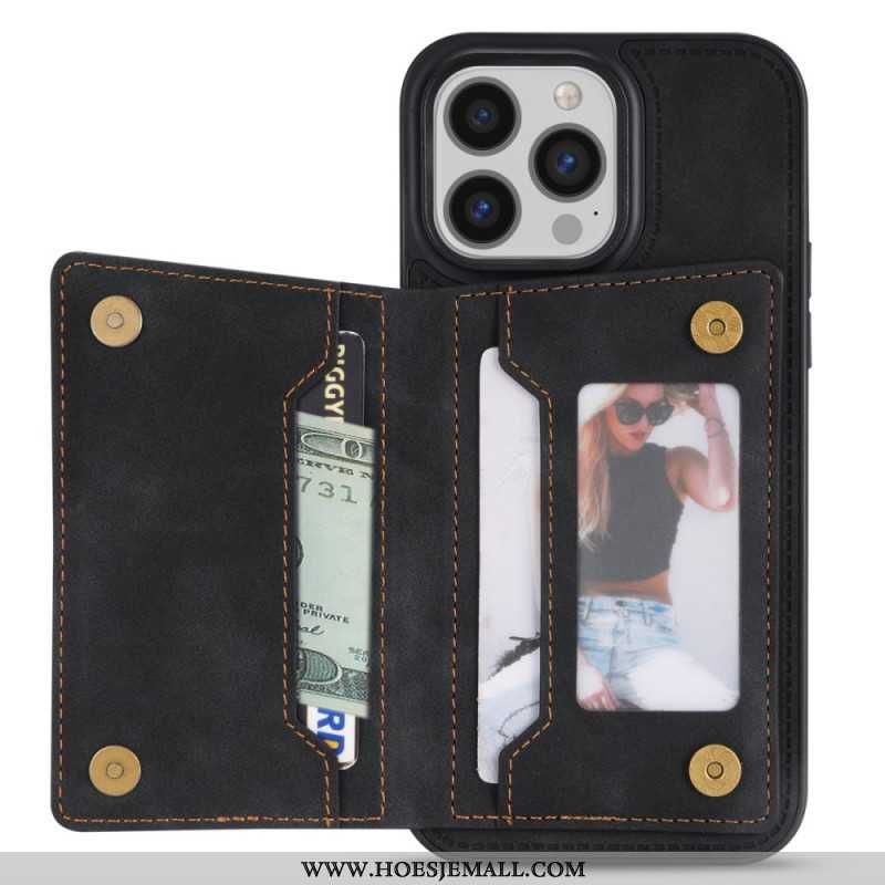 Cover Hoesje iPhone 16 Pro Max Telefoonhoesje Portemonnee