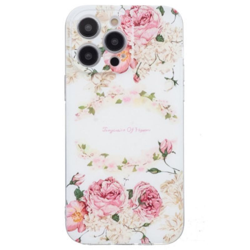 Cover Hoesje iPhone 16 Pro Max Telefoonhoesje Rozen