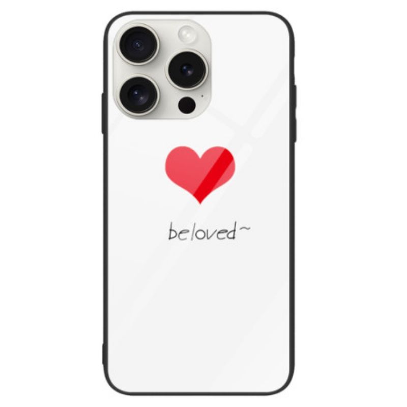 Hoesje iPhone 16 Pro Max Geliefd Gehard Glas