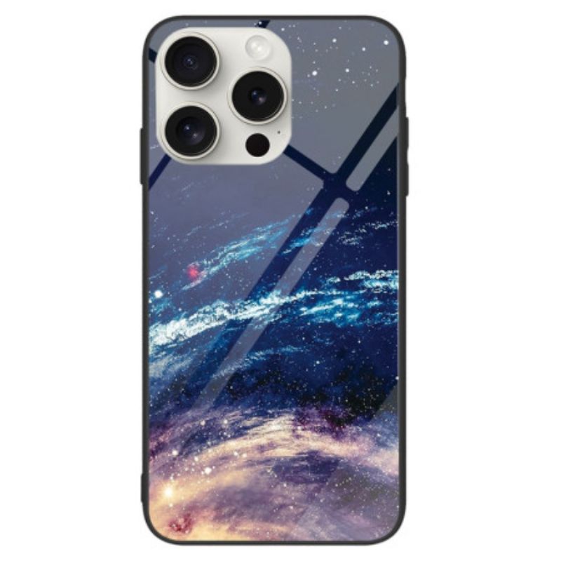 Hoesje iPhone 16 Pro Max Melkweg Gehard Glas