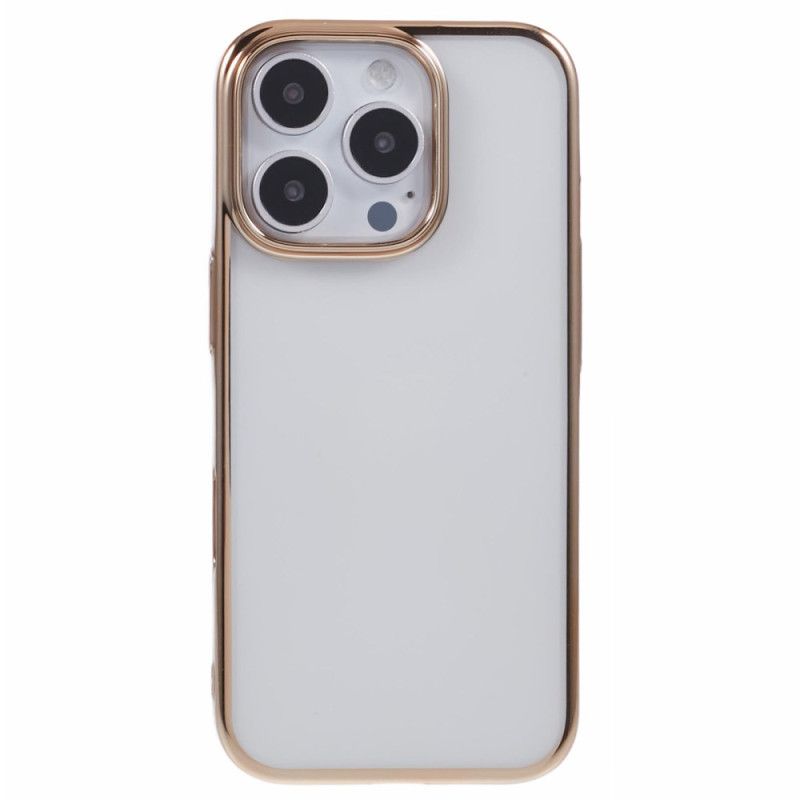 Hoesje Voor iPhone 16 Pro Max Rand Met Metaaleffect X-level