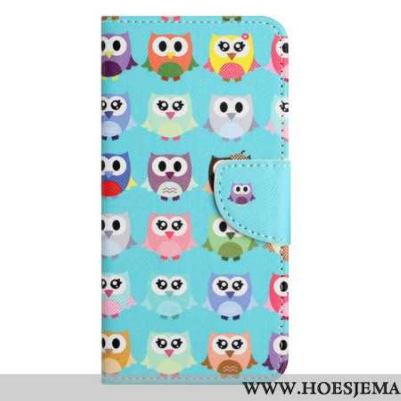 Leren Hoesje Voor iPhone 16 Pro Max Uilenstam