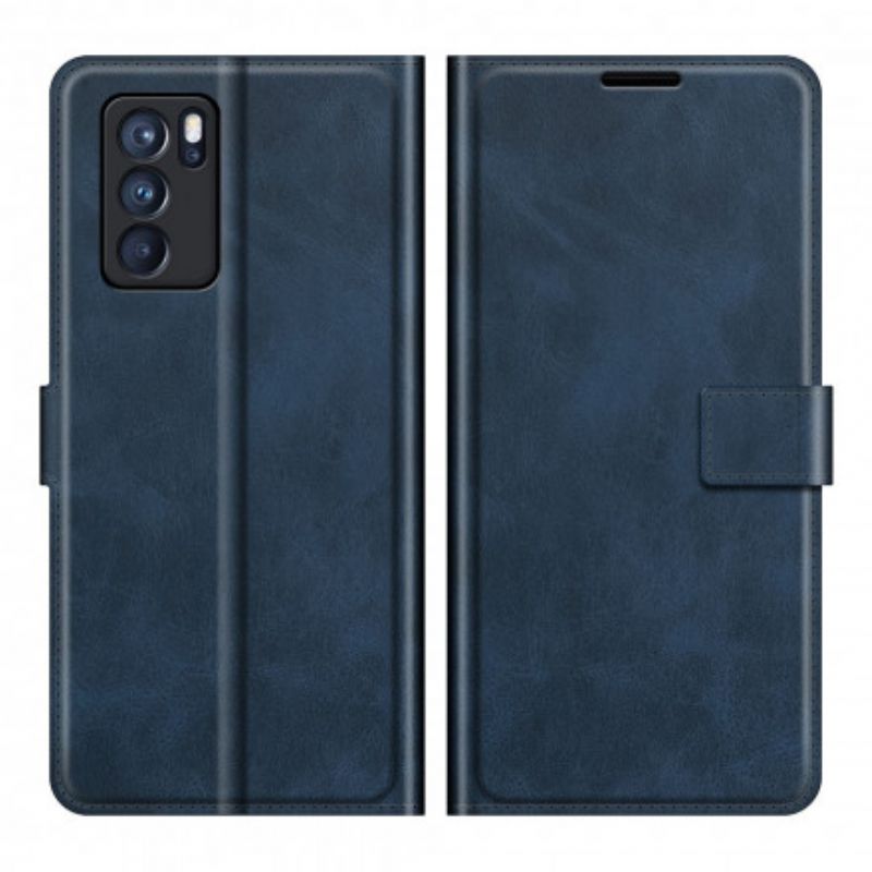 Folio-hoesje Oppo Reno 6 Pro 5g Slank Extreem Leereffect