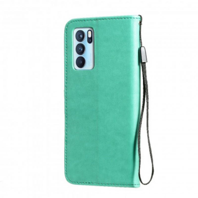 Folio-hoesje Oppo Reno 6 Pro 5g Telefoonhoesje Cat And Bee String