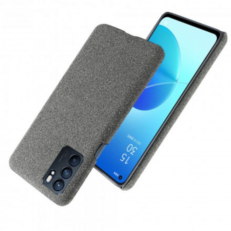 Hoesje Oppo Reno 6 Pro 5g Ksq Chique Stof Bescherming Hoesje