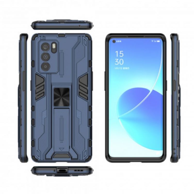 Hoesje Voor Oppo Reno 6 Pro 5g Bestendige Horizontale / Verticale Tab