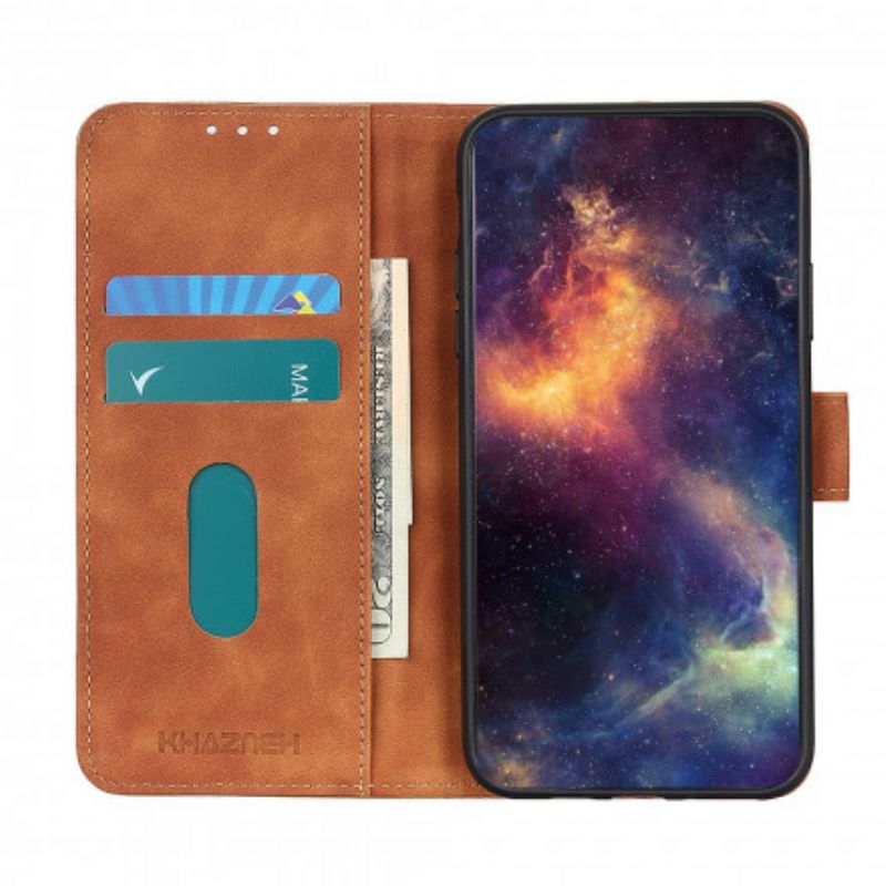 Leren Hoesje Voor Oppo Reno 6 Pro 5g Vintage Khazneh-leereffect