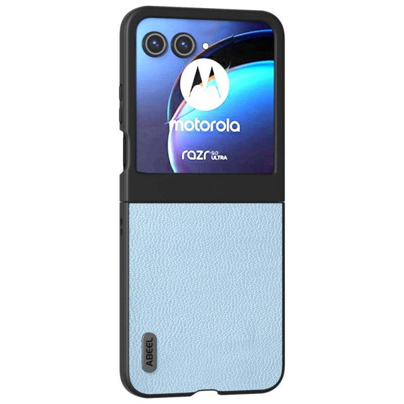 Hoesje Motorola Razr 50 Antislip Litchi-textuur Abeel