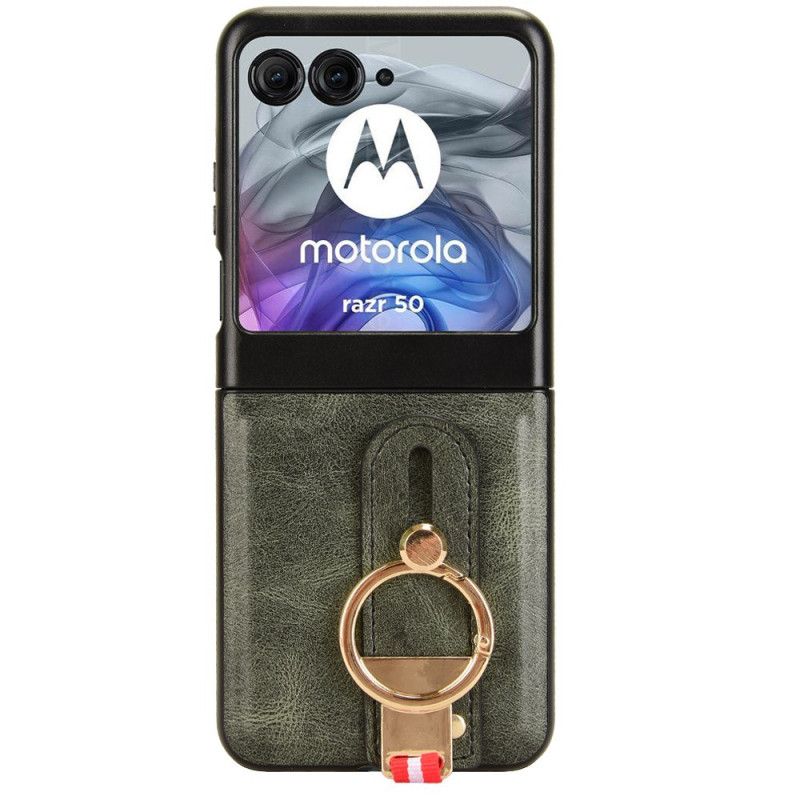 Hoesje Motorola Razr 50 Flesopener En Riem Bescherming Hoesje