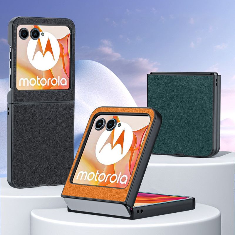 Hoesje Voor Motorola Razr 50 Ultradun Leereffect