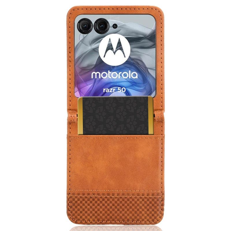 Hoesje Voor Motorola Razr 50 Vintaga Fries Kaarthouder