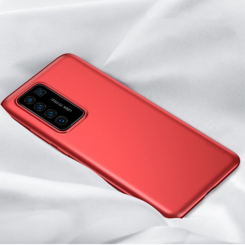 Case Hoesje Huawei P40 Pro Rood Zwart Telefoonhoesje X-Niveau Ultrafijn