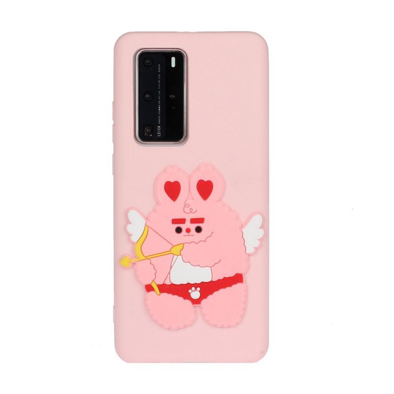 Case Hoesje Huawei P40 Pro Telefoonhoesje Ik Hou Van Je Mijn Cupido