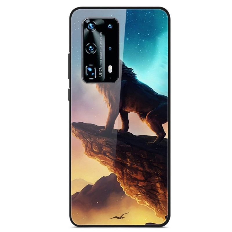 Case Hoesje Huawei P40 Pro Telefoonhoesje Leeuwenkoning