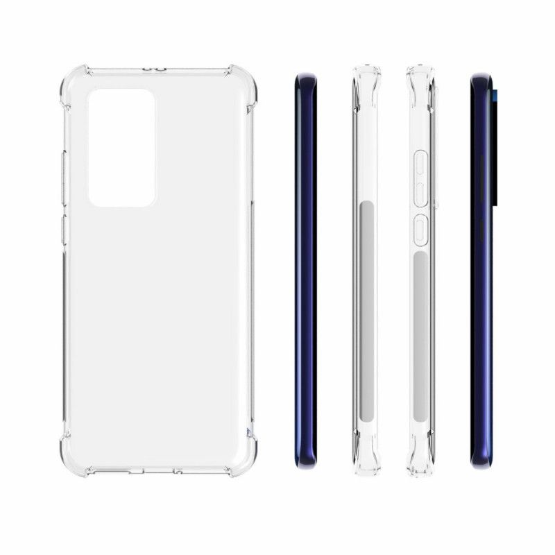 Case Hoesje Huawei P40 Pro Telefoonhoesje Transparant Versterkte Hoeken