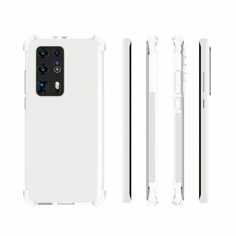 Case Hoesje Huawei P40 Pro Telefoonhoesje Transparant Versterkte Hoeken