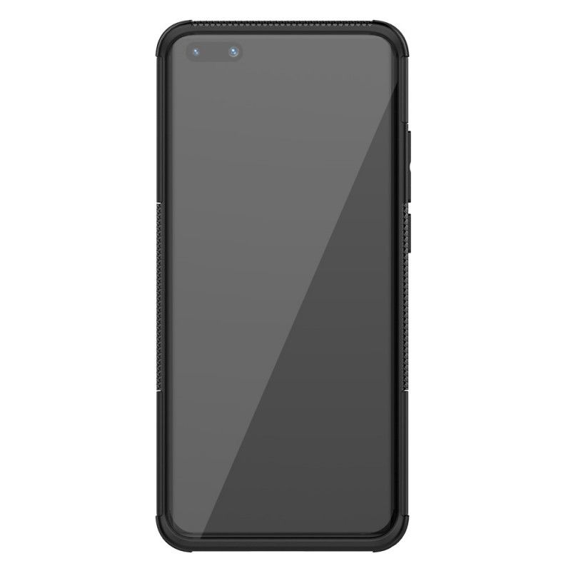 Case Hoesje Huawei P40 Pro Wit Zwart Telefoonhoesje Ultrabestendig