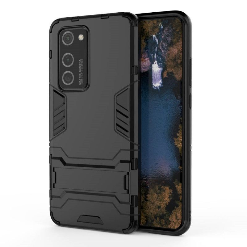 Cover Hoesje Huawei P40 Pro Rood Zwart Telefoonhoesje Ultrabestendig