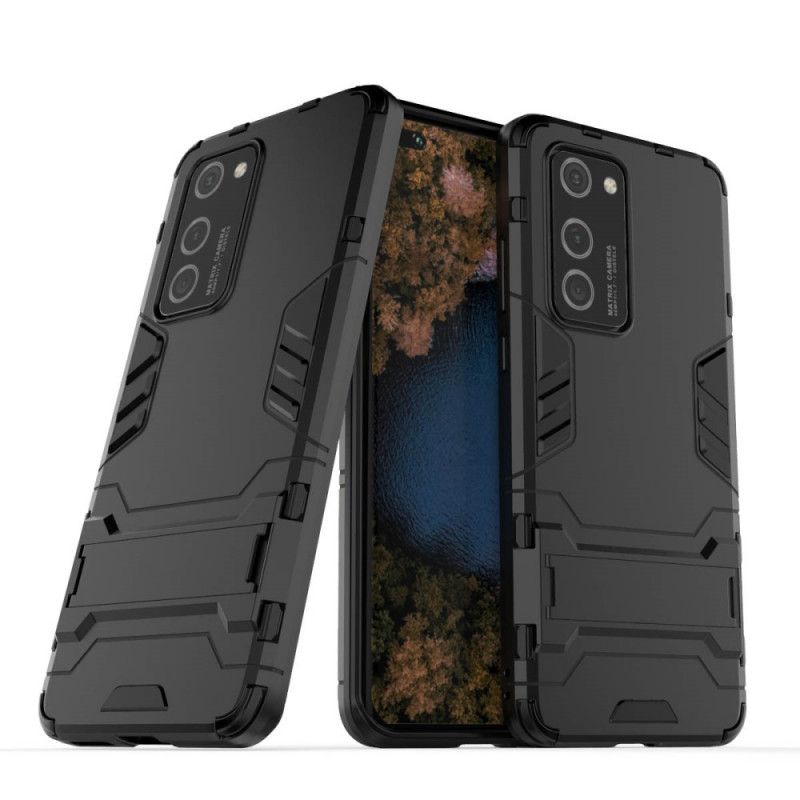 Cover Hoesje Huawei P40 Pro Rood Zwart Telefoonhoesje Ultrabestendig