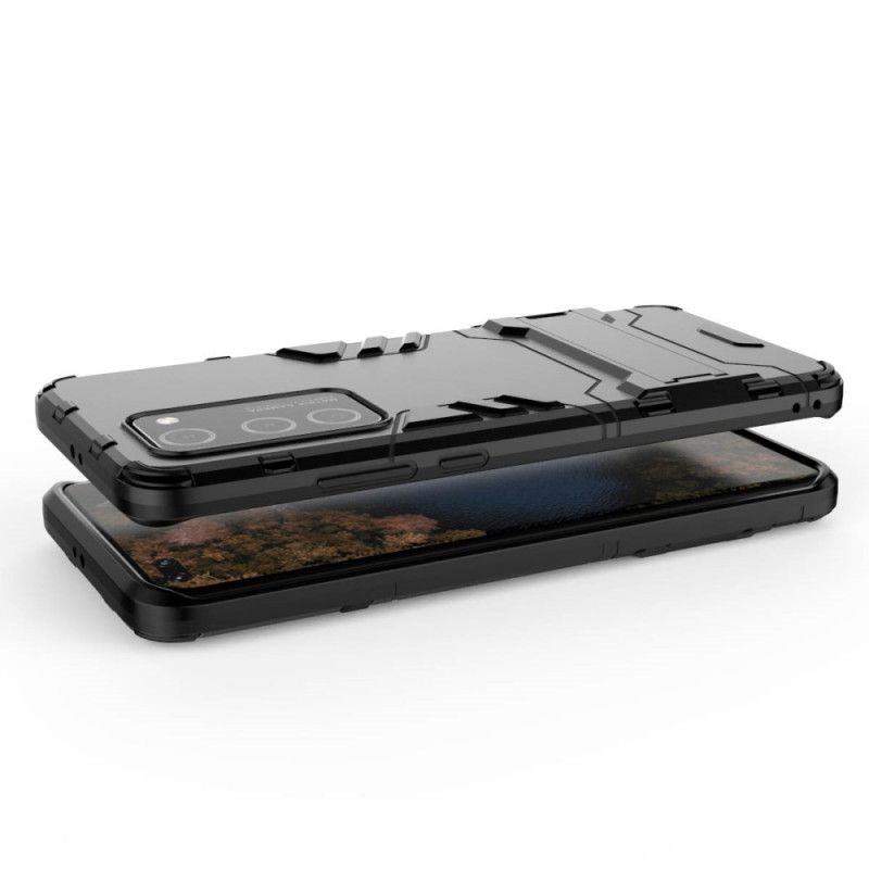 Cover Hoesje Huawei P40 Pro Rood Zwart Telefoonhoesje Ultrabestendig